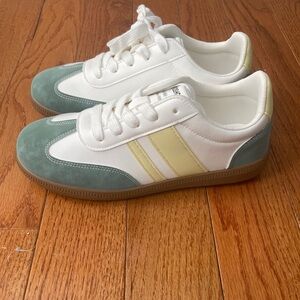 White and Pastel Sneakers